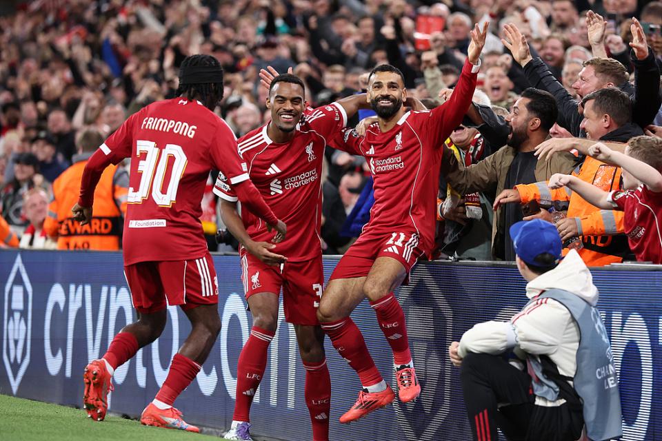 二度, 利物浦, 起脚低射被